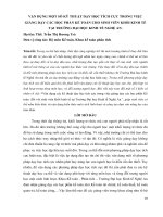 Vận dụng một số kỹ thuật dạy học tích cực trong việc giảng dạy các học phần Kế toán cho sinh viên khối kinh tế tại trường Đại học Kinh tế Nghệ An