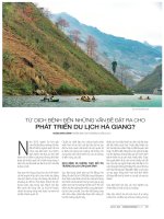 Từ dịch bệnh đến những vấn đề đặt ra cho phát triển du lịch Hà Giang