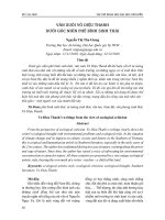 Văn xuôi Võ Diệu Thanh dưới góc nhìn phê bình sinh thái