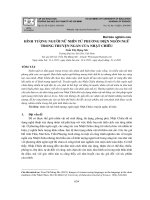 Hình tượng người nữ nhìn từ phương diện ngôn ngữ trong truyện ngắn của Nhật Chiêu