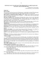 Đánh giá nguy cơ loét do tỳ đè ở bệnh nhân tai biến mạch máu não bằng thang điểm Braden