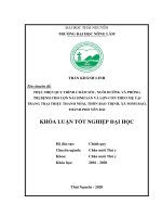 Thực hiện quy trình chăm sóc nuôi dưỡng phòng và trị bệnh cho lợn nái sinh sản và lợn con theo mẹ tại trại lợn triệu thanh nhài xã minh bảo thành phố yên bái 