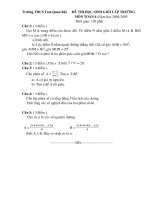 Bo de thi HSG cap truong