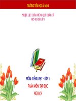 Tuần 30 - Tiếng Việt 1 - Tập đọc Ngoan- Hà Thị Lan Anh