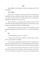 Đề 06 Bình luận điểm mới Bộ luật lao động 2019