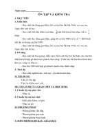 Giáo án Âm nhạc 6 Tiết 25 26 ôn tập Kiểm tra