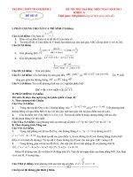 TOAN CO DAP AN THI THU DH 2012