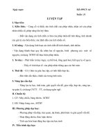 Tiết 64 Luyện tâp.