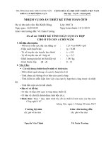 De tai Thiết Kế Tính Toán