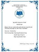 Tiểu luận vĩ mô đào tạo và phát triển nguồn nhân lực trong bối cảnh cách mạng công nghệ 4.0. Thực trạng và giải pháp