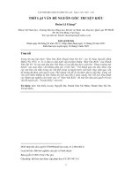 Trở lại vấn đề nguồn gốc truyện Kiều