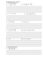 ON TAP TOAN 8 hk2 2012