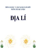 Địa lí 4 - Tuần 11- Ôn tập