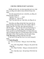 CHUONG TRINH LE KET NAP DANG VIEN MOI