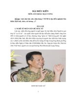 Anh (chị) hãy nêu chân dung 3 NSND là đạo diễn nghành sân khấu (kịch nói, chèo, cải lương…)