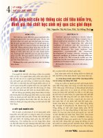 Diễn biến kết cấu hệ thống các chỉ tiêu kiểm tra, đánh giá thể chất học sinh Mỹ qua các giai đoạn