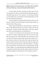 Xây dựng chương trình tham quan và viết thuyết minh cho điểm du lịch làng cổ đông ngạc  thực hành hướng dẫn tại điểm du lịch đó