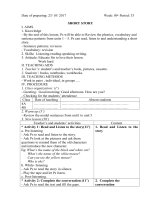 Giáo án Tiếng Anh lớp 4