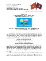 Bai du thi tim hieu quan he Vet Namlao