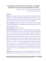 So sánh đặt đường truyền tĩnh mạch cảnh trong dưới hướng dẫn siêu âm với đặt theo mốc giải phẫu