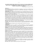 Đặc điểm vi khuẩn học trong đàm và bạch cầu ái toan trong máu trong đợt cấp bệnh phổi tắc nghẽn mạn tính ở bệnh nhân có và không có di chứng lao phổi cũ