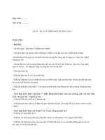 Tiết 55 - Bài 54: Ô NHIỄM MÔI TRƯỜNG (Tiết 1)