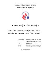 Thiết kế cung cấp điện theo tiêu chuẩn iec cho phân xưởng cơ khí    