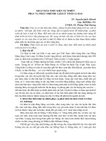 Khai thác điều kiện tự nhiên phục vụ phát triển du lịch ở tỉnh Cà Mau