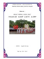 Giao an HDNGLL 7 20112012 Ca nam mau moi