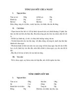 giao trinh ky thuat che bien mon an