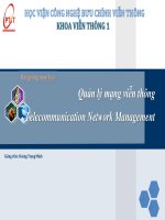 Slide quản lý mạng viễn thông   hoàng trọng minh, 146 trang 