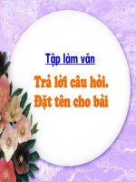 Tuần 5 - Tập làm văn
