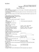 giáo án tuần 8