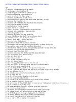 1 so thanh ngu thuong dung trong Tieng Anh