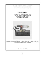 Giáo trình Sử dụng dụng cụ, thiết bị nghề cấp thoát nước (Nghề: Cấp thoát nước) - CĐ Cơ Giới Ninh Bình