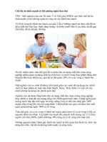 Che do an lanh manh co the phong ngua dau tim