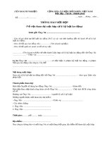 Mẫu Thông báo mời họp về việc tham dự cuộc họp xử lý kỷ luật lao động