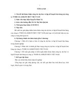 Hoàn thiện công tác dự báo và lập kế hoạch bán hàng tại công ty TNHH GLASSKITCHEN VIỆT NAM