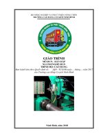 Giáo trình Hàn đắp (Nghề: Hàn) - CĐ Cơ Giới Ninh Bình