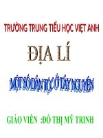 mot so dan toc o tay nguyen