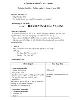 giao an tuan Be la ai