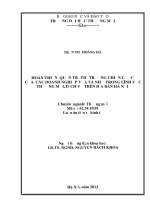 Luận án tiến sĩ kinh tế nâng cao năng lực cạnh tranh marketing sản phẩm may mặc của các doanh nghiệp việt nam trên thị trường các tỉnh đồng bằng bắc bộ nước ta1 