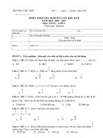 Đề thi học kì 2 lớp 4 môn Toán năm 2021 – Đề 2