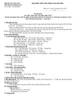 ke hoach phong trao doi