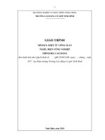Giáo trình Điện tử công suất (Nghề: Điện công nghiệp-CĐ) - CĐ Cơ Giới Ninh Bình