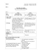 Giáo án lớp 1+2 Tuần 1  Bộ sách cánh diều