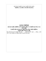 Giáo trình Bảo dưỡng kỹ thuật gầm và thiết bị công tác máy rải (Nghề: Vận hành máy rải thi công mặt đường) - CĐ Cơ Giới Ninh Bình