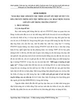 skkn GIÁO dục học SINH dân tộc THIỂU số GIỮ gìn một số nét văn hóa TRUYỀN THỐNG dân tộc THÔNG QUA các HOẠT ĐỘNG NGOÀI GIỜ lên lớp TRONG TRƯỜNG PTDTNT 