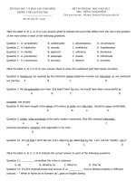 De thi thu Dai hoc mon Anh va dap an