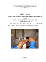 Giáo trình Bảo dưỡng hệ thống điều khiển trong thiết bị cơ khí (Nghề: Bảo trì hệ thống thiết bị cơ khí) - CĐ Cơ Giới Ninh Bình